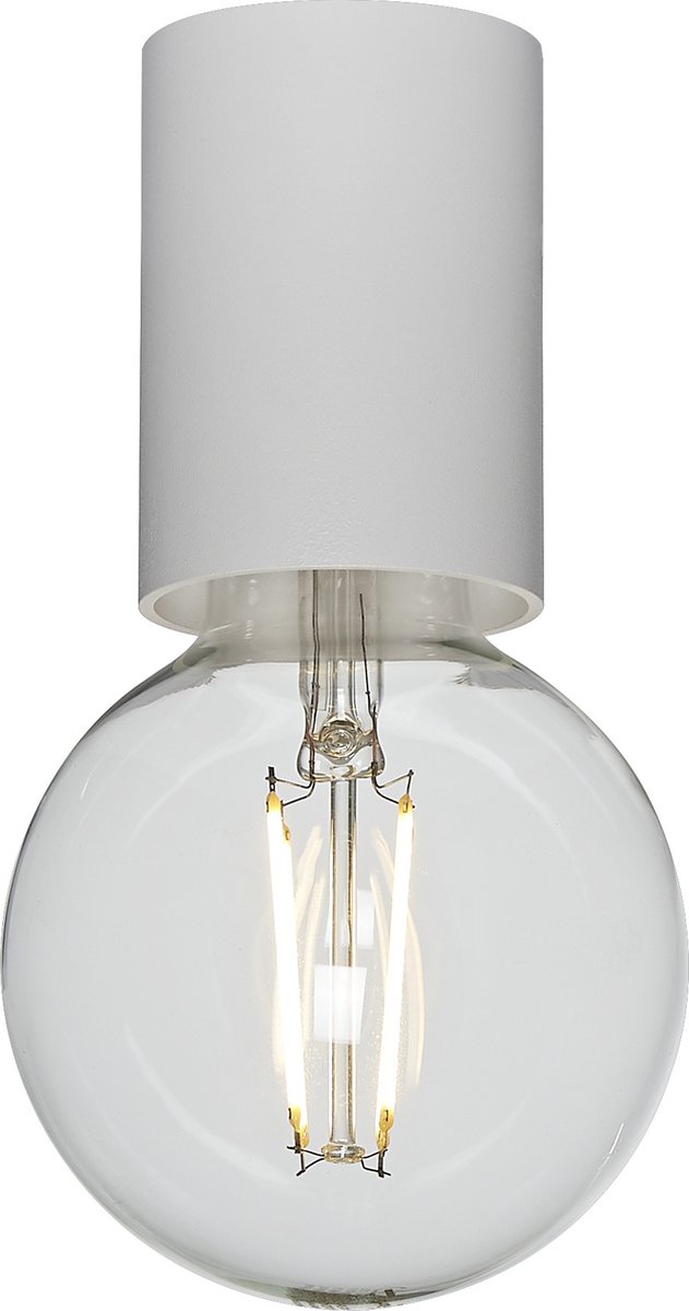 Bea plafondlamp in wit voor E27-lichtbron (max 40W, niet inbegrepen), Ø56 x 90 mm, IP20