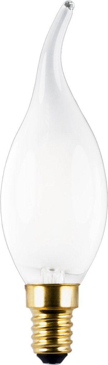 E14 LED Vlam C35 2W Mat wit 2700K Dimbaar