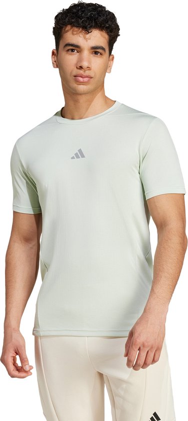 adidas Performance Designed for Training HIIT Workout HEAT.RDY T-shirt - Heren - Groen- XS