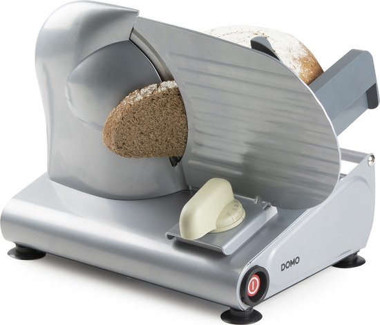 DOMO DO521S Snijmachine – Gekarteld RVS Mes Ø 19 cm – Allessnijder - 150W