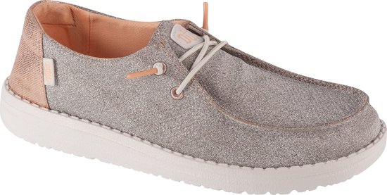 Hey Dude Wendy Mettalic Sparkle 41082-7D9, Femme, Or, Baskets pour femmes, taille: 39