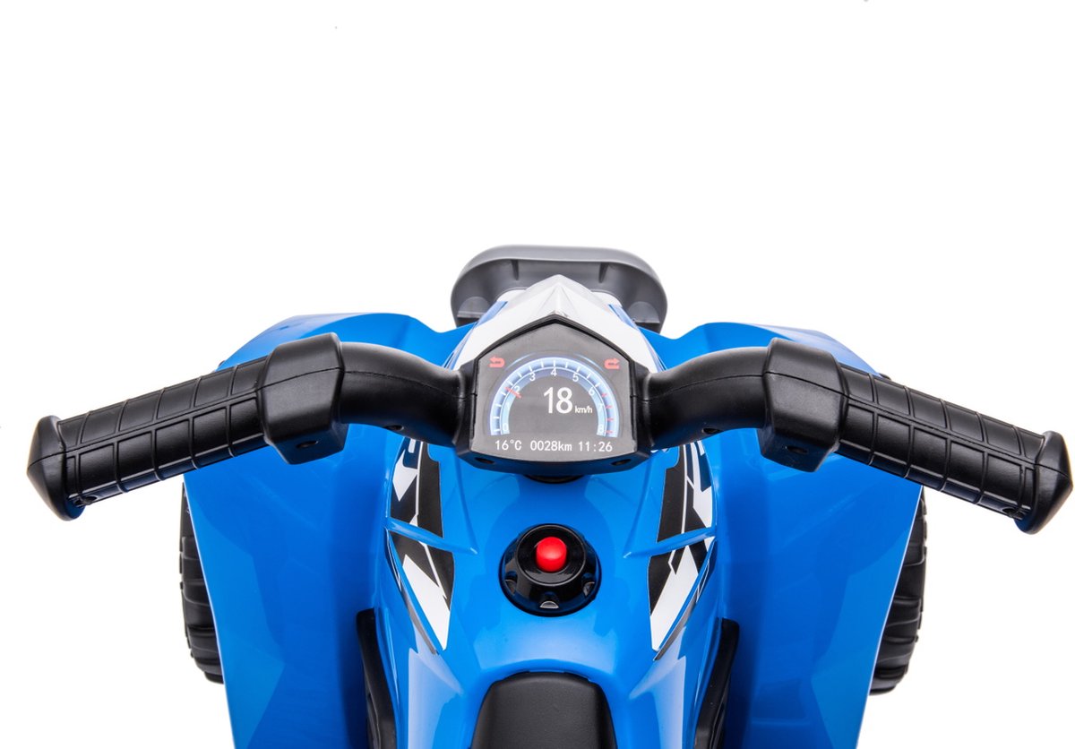 Eco Toys - Honda Elektrische Kinderquad - Blauw - Met Claxon & Gas Pedaal - Snelheid 2,8 km/u - Vanaf 18 Maanden - Max. 25 kg — afbeelding 4