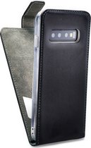 Mobilize Telefoonhoesje geschikt voor Samsung Galaxy S10 Hoesje | Mobilize Classic Gelly Flip Bookcase Portemonnee | Pasjeshouder voor 1 Pasje | Telefoonhoesje voor Pinpas / OV Kaart / Rijbewijs - Zwart