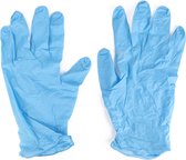 Intco Wegwerp Handschoenen - Nitril - Medium - M - 100 stuks - Blauw - Poedervrij - Wegwerphandschoenen