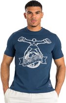 UFC Venum Ulti-Man T-Shirt Marineblauw Wit maat XL