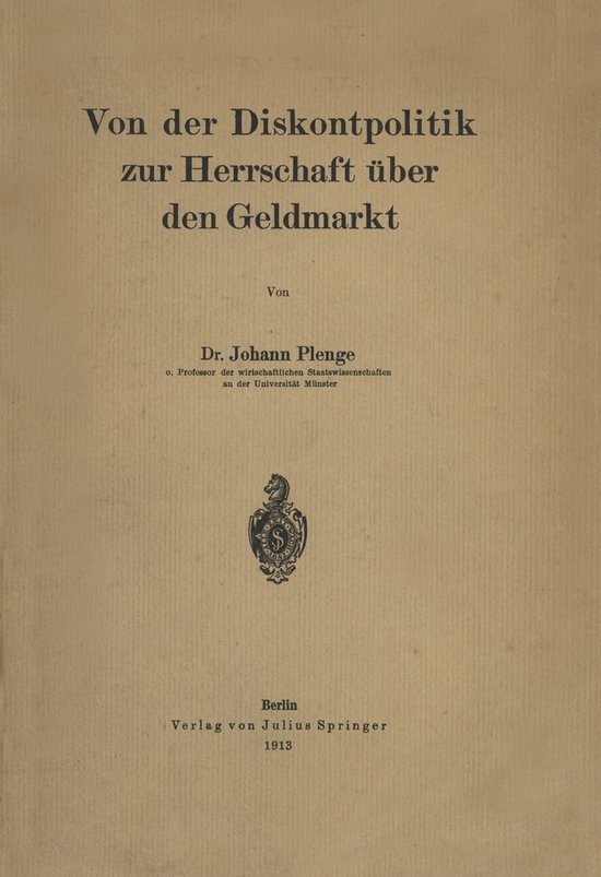 Von der Diskontpolitik zur Herrschaft über den Geldmarkt - cover