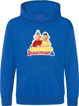 Hooded sweater Buurman & Buurman Logo Kobalt S