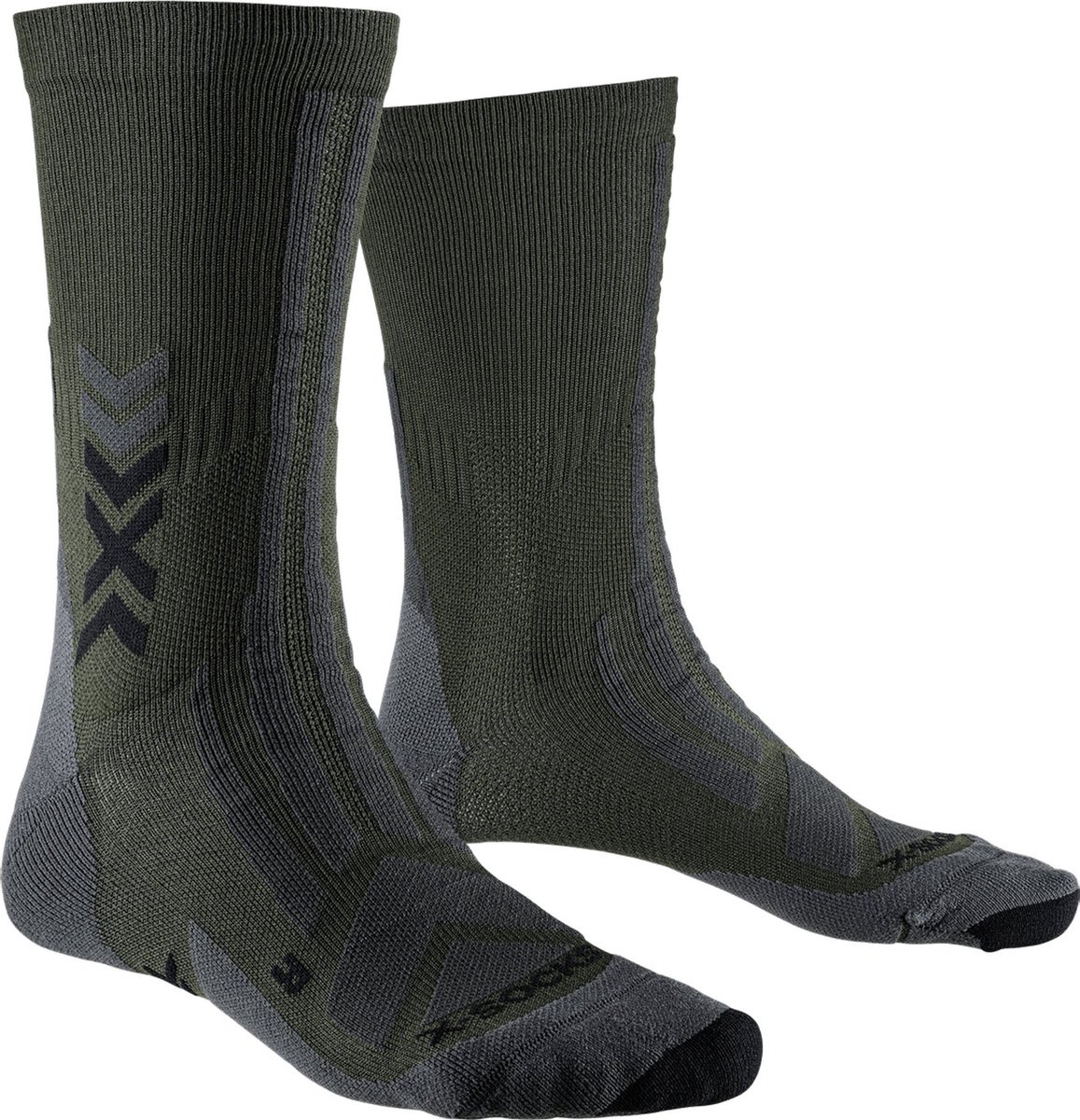 X-Socks Hike Discover Crew Sokken Unisex Groen