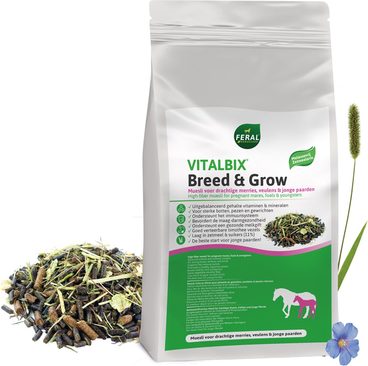 Vitalbix Breed & Grow 20 kg - Paardenvoer