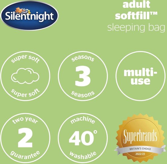 Slaapzak voor volwassenen - 3 seizoenen lichtgewicht zachte dikke gezellige warme mummie slaapzak voor lente zomer camping wandelen outdoor reizen voor warm en koud weer - zwart, comfortabel en compact Slaapzak voor camping — afbeelding 2