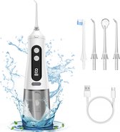 Hydropulseur - Irrigateur oral - Réservoir d'eau Extra large (350 ml) - Appareil de soie dentaire électrique - Soins bucco-dentaires - IPX7 étanche - Sans fil et rechargeable