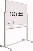 Mobiel whiteboard Solid PRO Buchanan - Kantelbaar - Weekplanner - Maandplanner - Jaarplanner - Dubbelzijdig en magnetisch - 120x220cm