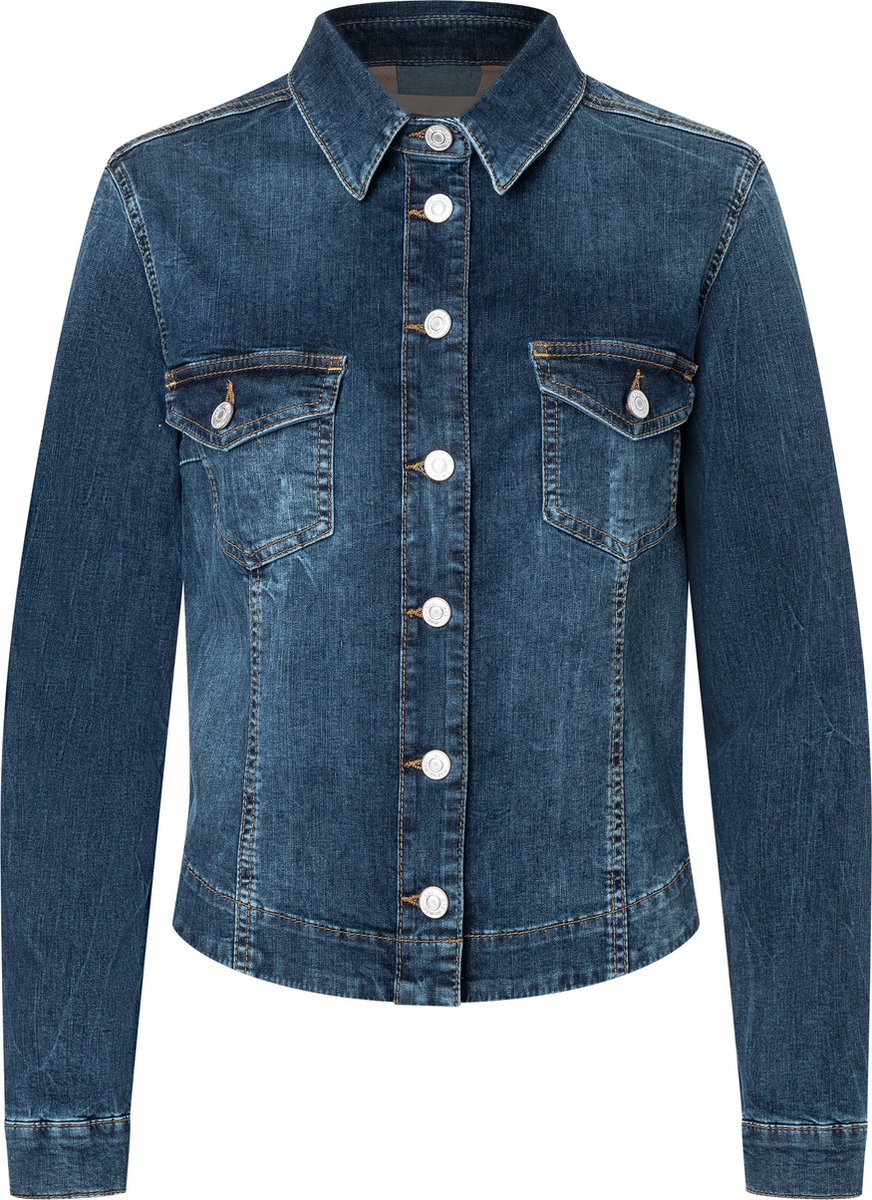 MAC - donkerblauw denim jasje - maat S