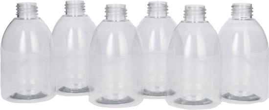 Maxentico 3 stuks spuitnevels 500 ml, vulbare spuitfles, transparante