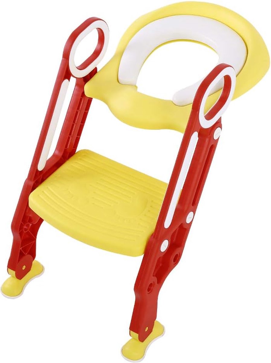 Goedkoopste Hoogte verstelbare kindertoiletbril - potjestrainer met antislip voeten - trainingstoilet voor kinderen met babyvorm - bevorder zelfstandigheid.