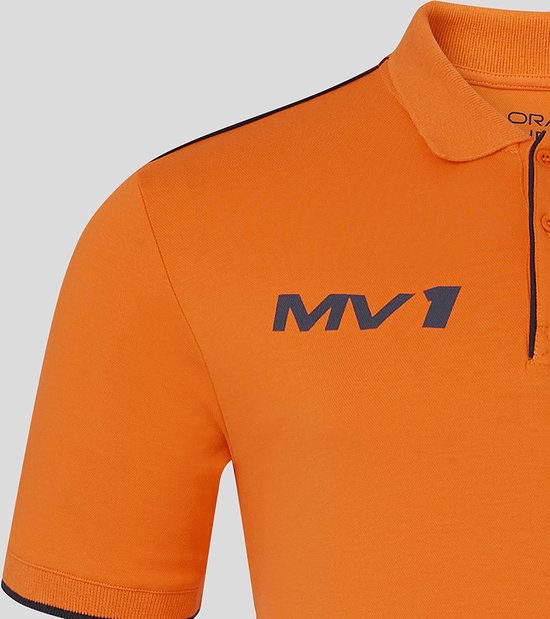 Oracle Red Bull Racing Max Verstappen Oranje Polo M - Formule 1 van Oracle Red Bull Racing — afbeelding 2