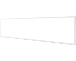 LED Paneel 30x120 - Velvalux Lumis - LED Paneel Systeemplafond - Helder/Koud Wit 6000K - 40W - Inbouw - Rechthoek - Wit - Flikkervrij