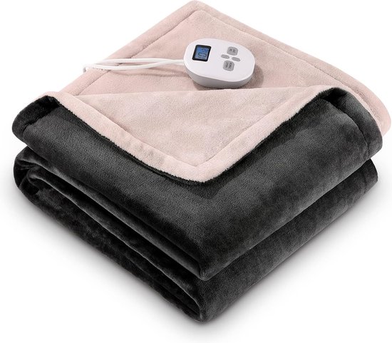 Camry 7434 - Elektrische verwarmingsdeken met timer ( super soft ) 1 persoons - Vergelijk prijzen