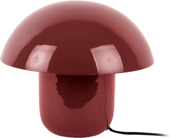 Leitmotiv Tafellamp Fat Mushroom - Rood - 29x29x25cm - Modern