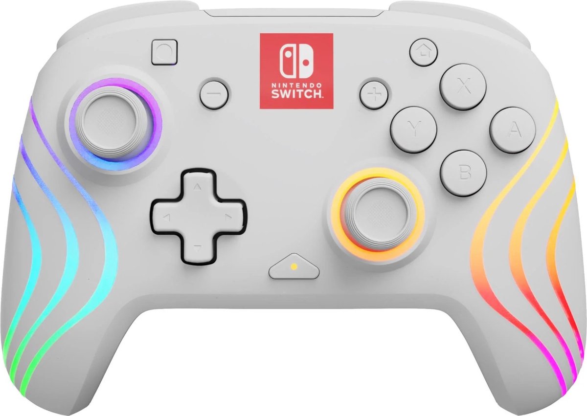 PDP Afterglow WAVE - Draadloze Controller - Wit - Nintendo Switch