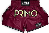Primo Muay Thai Shorts - Hologram Series - Valor Red - donkerrood - maat M