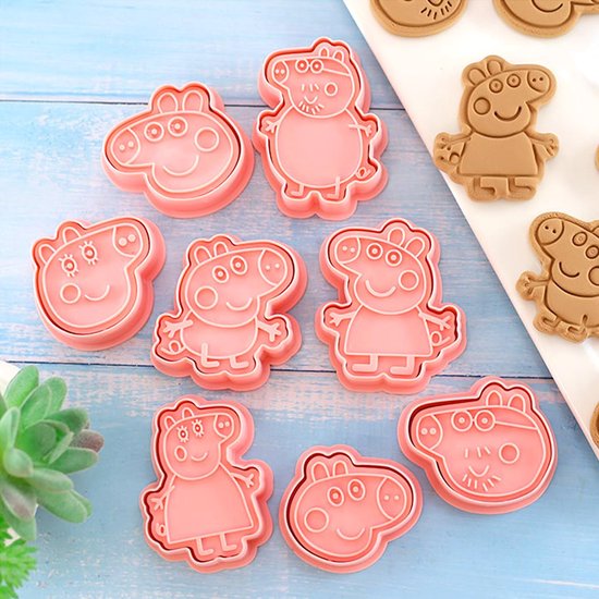 Koekjessnijders voor kinderen, 9 stuks; uitsteekvormpjes voor paas, koekjes, bakken