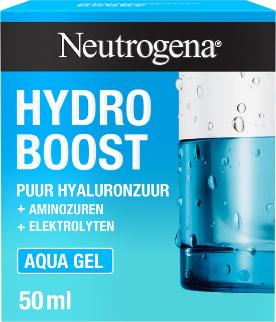 Neutrogena® Hydro Boost Aqua Gel, gel hydratant pour peau normale et mixte, sans huile, Soin visage, 50 ml