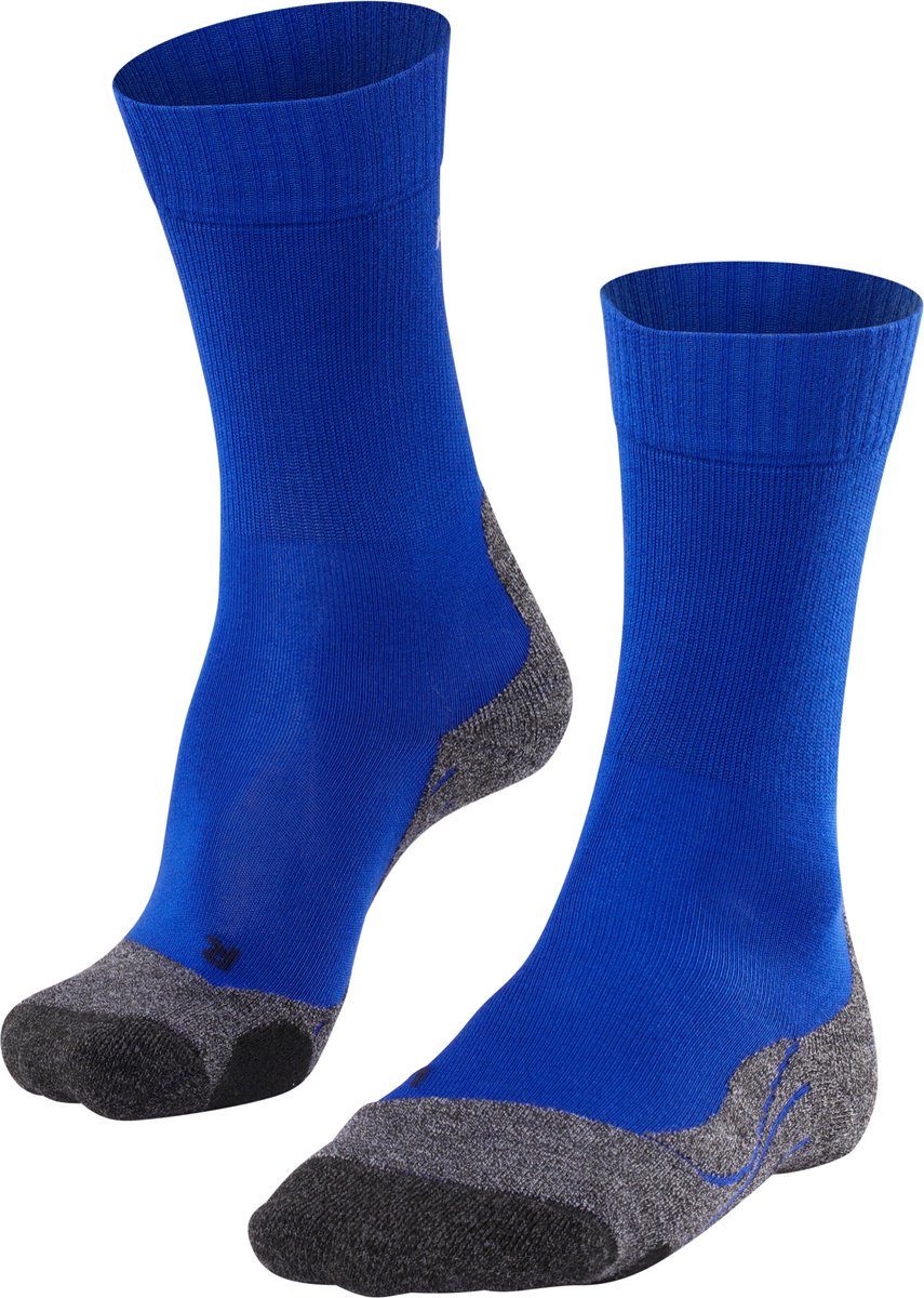 FALKE TK2 Cool anti-blaar dik lyocell functioneel materiaal wandelsokken heren blauw - maat 46-48