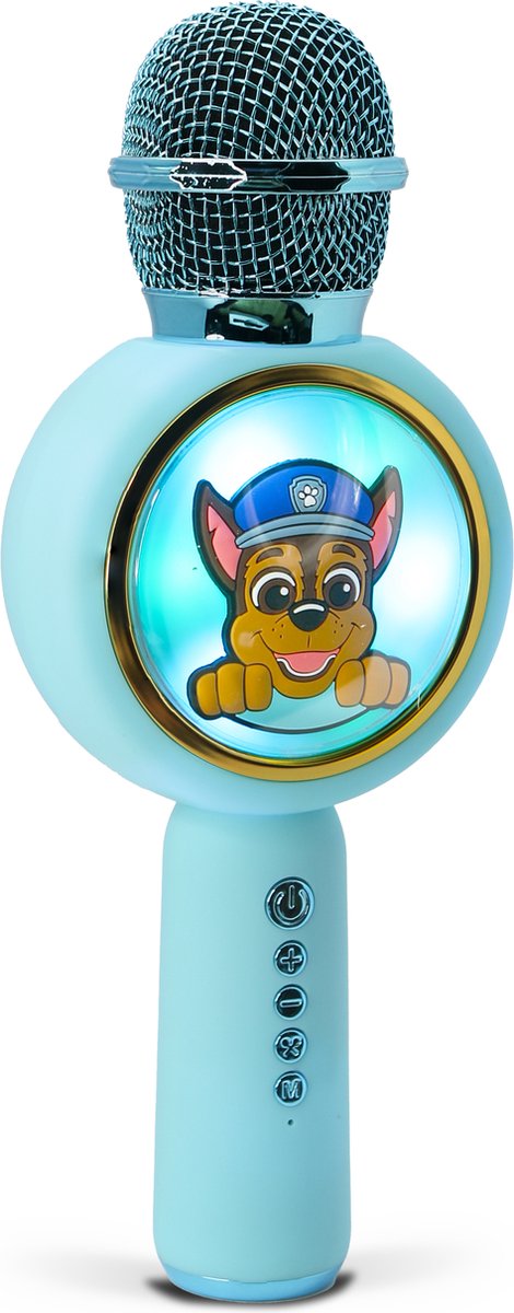 Paw Patrol Chase - draadloze karaoke microfoon voor kinderen - oplichtend LED display - speaker - met stemeffecten — cadeau in Spellen & Speelgoed - foto 4