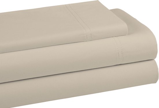 Set beddengoed Alexandra House Living QUTUN Beige Bed van 150 3 Onderdelen