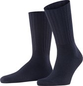 FALKE Nelson warme ademende wol sokken heren blauw - Maat 43-46