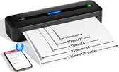 ONEIRO PRO O40F Draagbare Bluetooth printer Zwart - A4 - Thermal printer - all in one - draagbaar - compact - kantoor - school - printen - draadloos - bluetooth