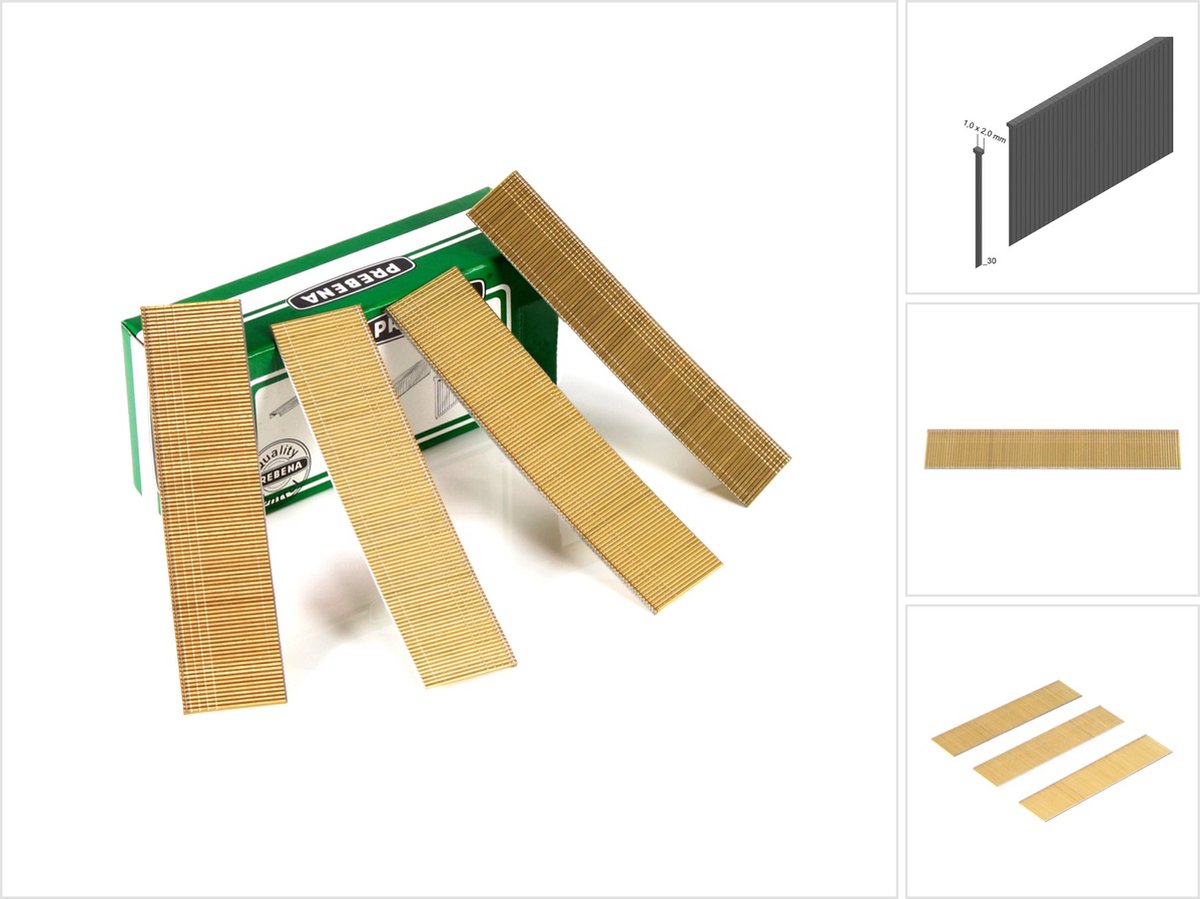 Minibrads (J) 18 Gauge 30 mm (verzinkt)