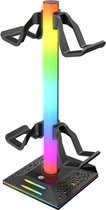 Gaming - Controllerhouder - Controller - Headsethouder - Headset - RGB Kleuren - Oplaadbaar