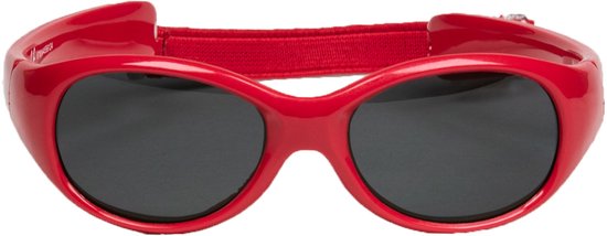 Melleson Eyewear - Kinderzonnebril Noah met band 0 - 1 jaar - maat S - rood - Zonder koker van Melleson Eyewear — afbeelding 2