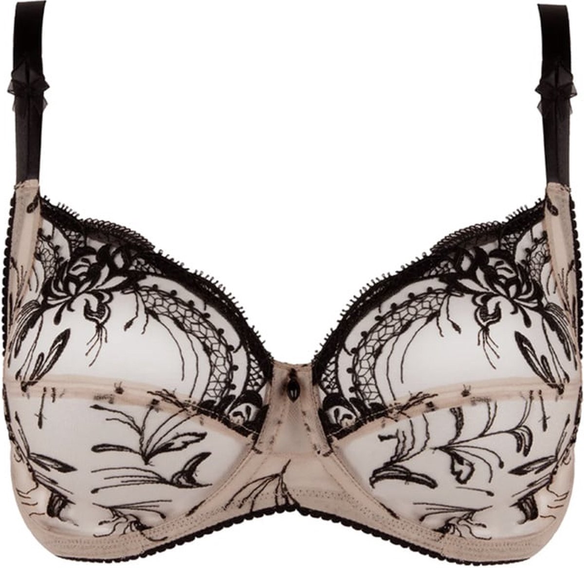 Lise Charmel Beugel BH - Follement Sexy - nude/ zwart - BCH6145 - EU 80E / FR