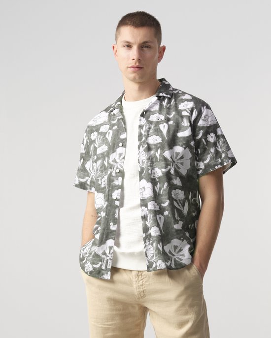 J.C. RAGS Elvis Floral Casual Overhemd Heren