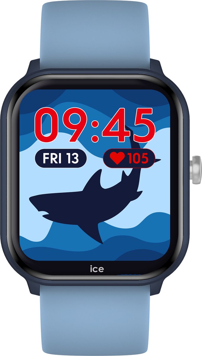 Ice Watch Ice Smart Junior 2.0 - Blue - Light Blue 022795 Horloge - Siliconen - Blauw - Ø 38 mm