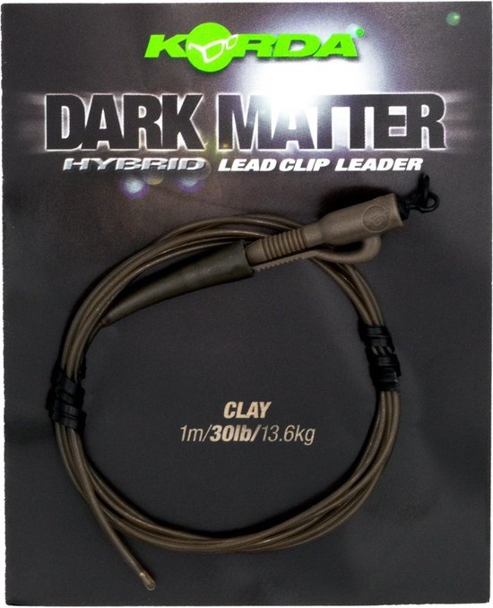 Korda Camo Leaders + Hybrid Leadclip - Weedy Green - 40lb van Korda — afbeelding 3