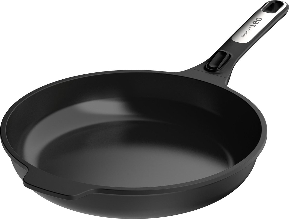 BergHOFF Leo Recycled Koekenpan met afneembare greep- Phantom -28cm