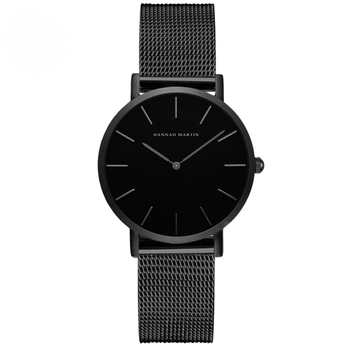 Hannah Martin Elegante Horloge | Zwart | Zwarte Wijzerplaat | Borasi | Dames Horloges | Vrouwen Horloges | Best Verkochte Horloges | Leuke Cadeau | Cadeau Voor Haar | Cadeau Voor Moeder | Luxe Geschenkdoos |