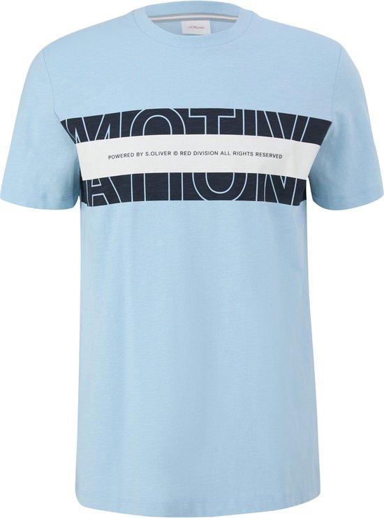 S'Oliver Men-T-shirt--50F1 BLUE-Maat S