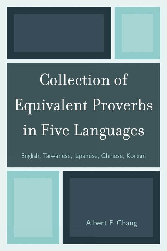 Collection Of Equivalent Proverbs In Five Languages - cover