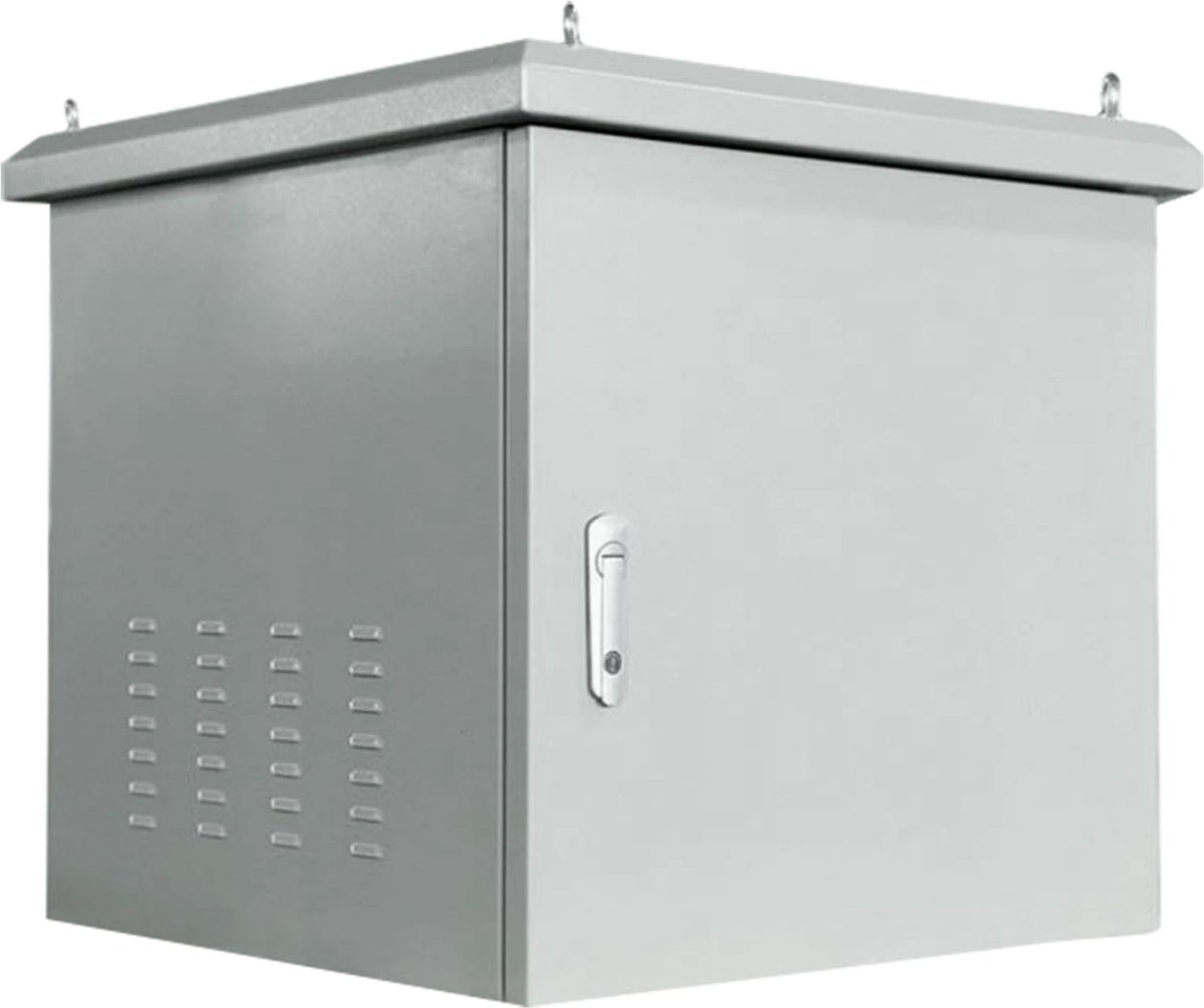 WL4 SR10WO9U-W metalen 9U 19 rack kast geschikt voor buiten, muur montage met sleutelslot
