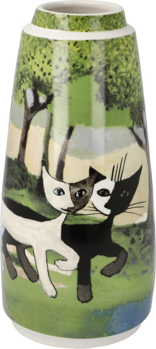 Goebel: Rosina Wachtmeister Goebel - Rosina Wachtmeister | Vaas Una passeggiata nel verde | Porselein - 18cm Divers