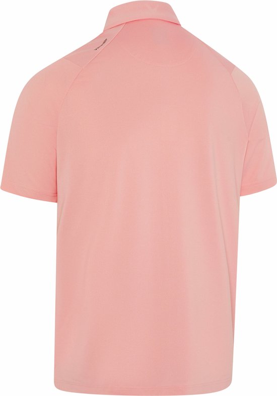 Callaway Heren Golfpolo Cooling Candy Pink van Callaway — afbeelding 2