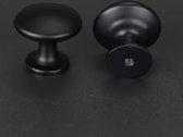 20 stuks keukenknoppen zwarte meubelknoppen zwart kastknoppen moderne deurknop zwart ladeknoppen meubelknoppen voor slaapkamer, badkamer