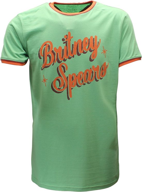 Britney Spears Retro Ringer T-Shirt - Officiële Merchandise