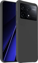 Coque pour Xiaomi Poco X6 Pro 5G - Coque en Siliconen - Coque pour Xiaomi Poco X6 Pro - Zwart