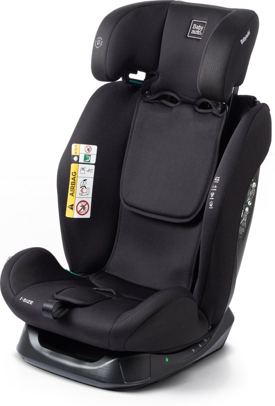 BabyAuto Lolo Autostoel - iSize - 40-150 cm - 0-12 jaar 0-36 kg - Groep 1 2 3 - Zwart Autostoeltje van BabyAuto — afbeelding 3